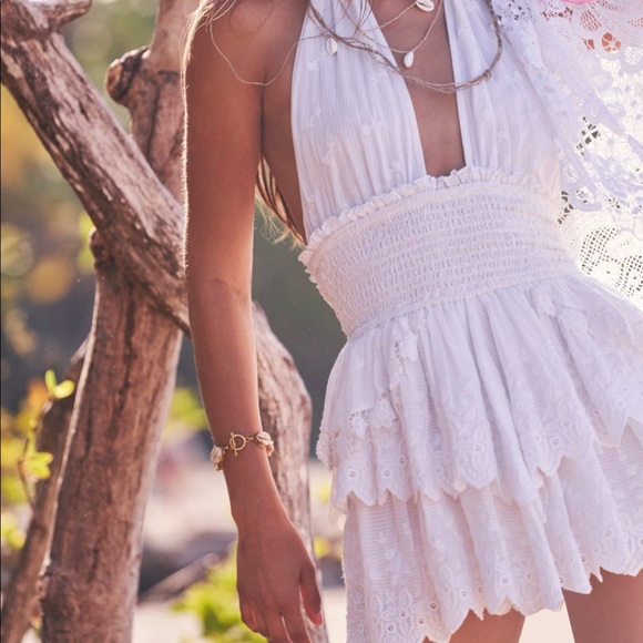 LOVESHACKFANCY ICONIC HALTER DRESS - Picture 3 of 6